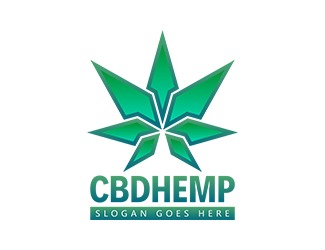Projekt graficzny logo dla firmy online CBD Hemp